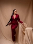Червен Дамски Костюм , снимка 5