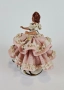 Порцеланова балерина с куче - Sandizell, Dresden 60-те, снимка 4