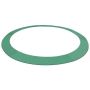 vidaXL Предпазна подложка, PE, зелена, за кръгъл батут 3,05 м(SKU:92393