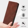 Doogee N55 Plus Crossbody 3D Embossed Wallet Кожен Калъф и Протектор, снимка 6