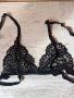 Нов черен дантелен комплект бюстие и бикини с ленти налични размери S , M , L , XL , XXL размери 🖤, снимка 2