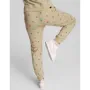 Дамско спортно долнище PUMA Brand Love All Over Print Regular Fit Sweatpants Beige, снимка 1