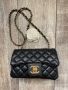 Уникална нова черна класическа чанта шанел  Шанел , снимка 4