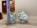 Два винтидж порцеланови зайци, Полонне, СССР / Украйна, снимка 4