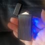 Стилна ветроустойчива запалка с LED и зареждане с USB, снимка 7