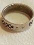 Сребърен пръстен орнаментиран висока проба сребро майсторска изработка 50128, снимка 8