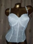 75 Е Бял дантелен корсет , снимка 1