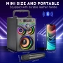 Bluetooth високоговорител, 15W преносими безжични високоговорители, с RGB светлина, по-силна сила на, снимка 2