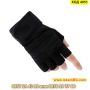 Удобни ръкавици без пръсти за фитнес или колоездене, чисто черни - КОД 4051, снимка 2