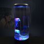 Настолна LED нощна лампа аквариум с медузи, снимка 6