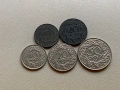 лот монети 1923 Полша - 5 броя, снимка 2