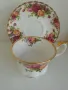 Royal Albert old country roses чаша чай, снимка 3