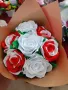 букети със сатенени рози , снимка 3