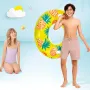Надуваем пояс Intex, 107 см, PVC, тропически плодове, жълт/зелен/розов, снимка 4
