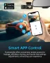 4K Dash Cam Q20 предна и задна, WiFi Даш камера, нощно виждане, 64GB SD, 170°, G-сензор, IPS, APP, снимка 3