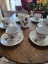 Порцеланови двойни сетове за късо кафе на "Китка", снимка 2