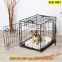 Сгъваема метална клетка за кучета – 60x46x51 см - КОД 4482, снимка 8