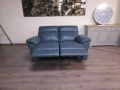 Синьо - зелен кожен диван двойка с ел релакс механизъм La-z-boy, снимка 11