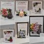 Картички с цветя , снимка 1 - Други стоки за дома - 44323030