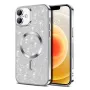 Калъф fixGuard - Luxury Glitter MagSafe - iPhone 16 Plus - Silver, снимка 1