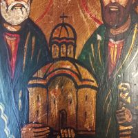 Св.Петър и Павел , снимка 4 - Икони - 45430375