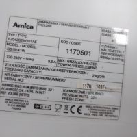 Мини фризер тип Минибар Марка: AMICA / обем 33 литра  механичен термостат с 6 степени антибактериалн, снимка 10 - Фризери - 45775807