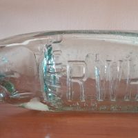 Старо стъклено шише с топче, снимка 5 - Колекции - 45535747