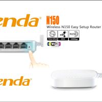 Tenda Wireless N150 Easy Setup Router, снимка 1 - Рутери - 45145426