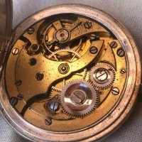 старинен сребърен, джобен часовник, снимка 14 - Антикварни и старинни предмети - 45142644