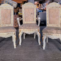 Италиански барокови кресла/За претапициране, снимка 7 - Дивани и мека мебел - 45567477