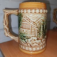 Винтидж Керамични халби за бира 
в немски стил , снимка 16 - Антикварни и старинни предмети - 45888061