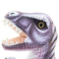 Плюшена играчка Динозавър Тиранозавър, Сив, 30см, снимка 4 - Плюшени играчки - 45780351