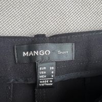 Дамски черен елегантен панталон Mango, 38 размер, снимка 4 - Панталони - 45886574
