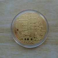 Колекционерска Биткойн монета. Bitcoin BTC, снимка 3 - Нумизматика и бонистика - 45034720