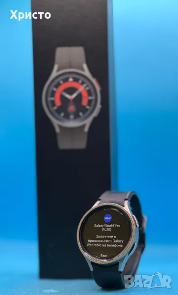 Смарт часовник Samsung Galaxy Watch 5 Pro, 45 mm, Gray, снимка 1