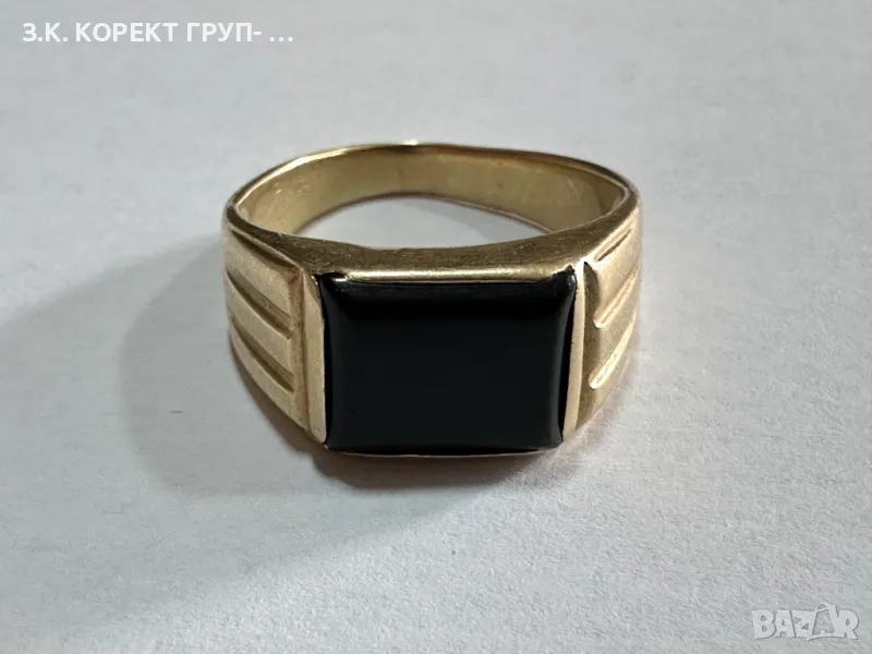 Златен пръстен 14к, 6,58гр, снимка 1