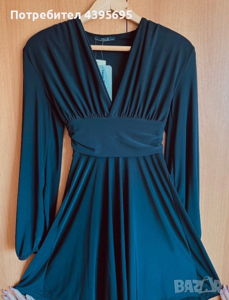 Стилна Черна рокля, снимка 1