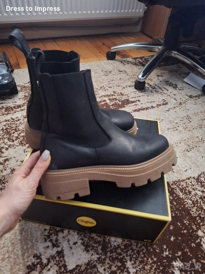 боти Buffali естествена кожа 40 номер, снимка 1