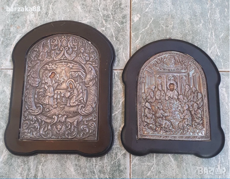 Сребърна Икона Икони 2 броя 999, снимка 1