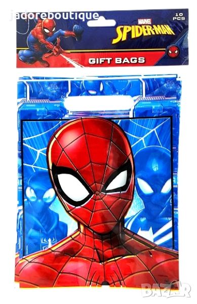 10 бр Подаръчни торбички Спайдърмен Spiderman 2ри вид, снимка 1