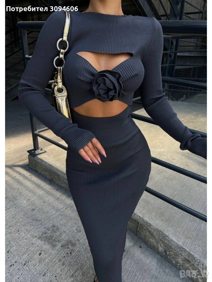 Уникална рокля рипс, снимка 1