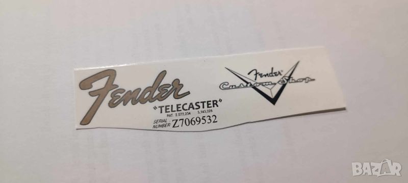 Ваденка Fender Telecaster Custom Shop, снимка 1