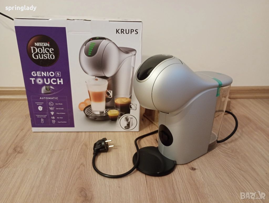 Нова кафемашина с капсули Dolge Gusto Krups Genio S Touch, снимка 1