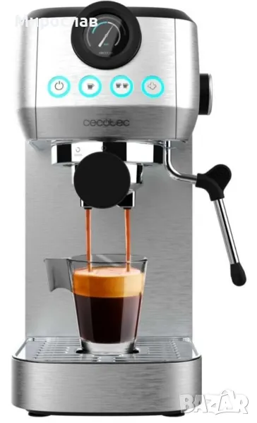 Cecotec Power Espresso 20 бара Steel Pro 1350 W, снимка 1