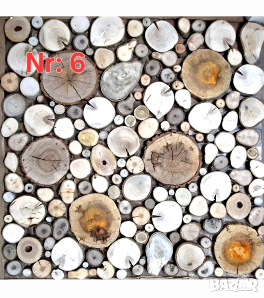 дървени шайби за облицовка на стени, снимка 1