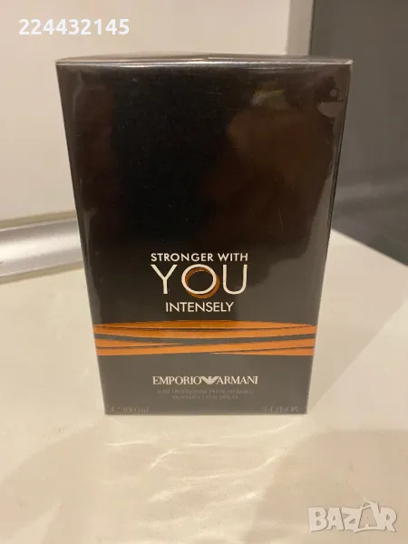 Armani Stronger With You Intensely 100 ml EDP Barcod , снимка 1