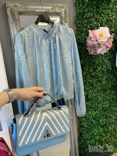 блуза с метален ефект , снимка 1
