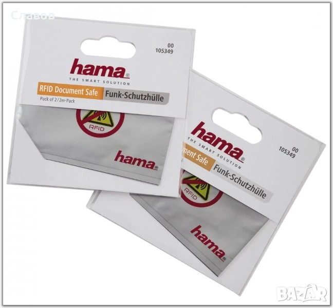 Калъф за лични документи HAMA с RFID защита, снимка 1