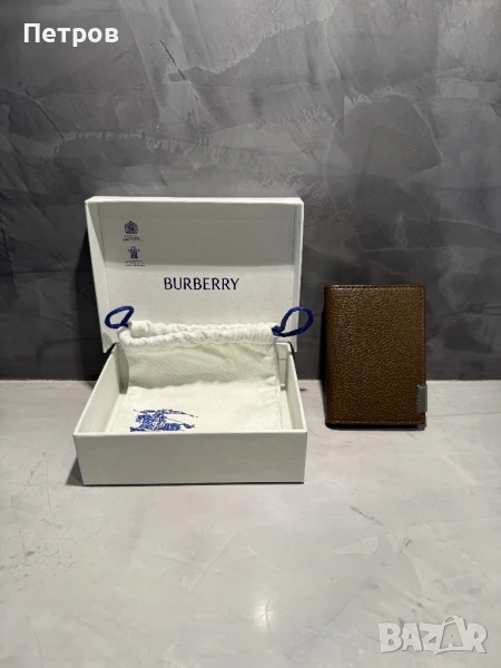 100% оригинален Burberry cardholder - пълен комплект. , снимка 1