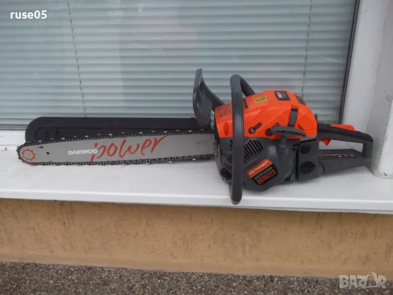 Трион "DAEWOO - DCS6222" верижен бензинов работещ, снимка 1